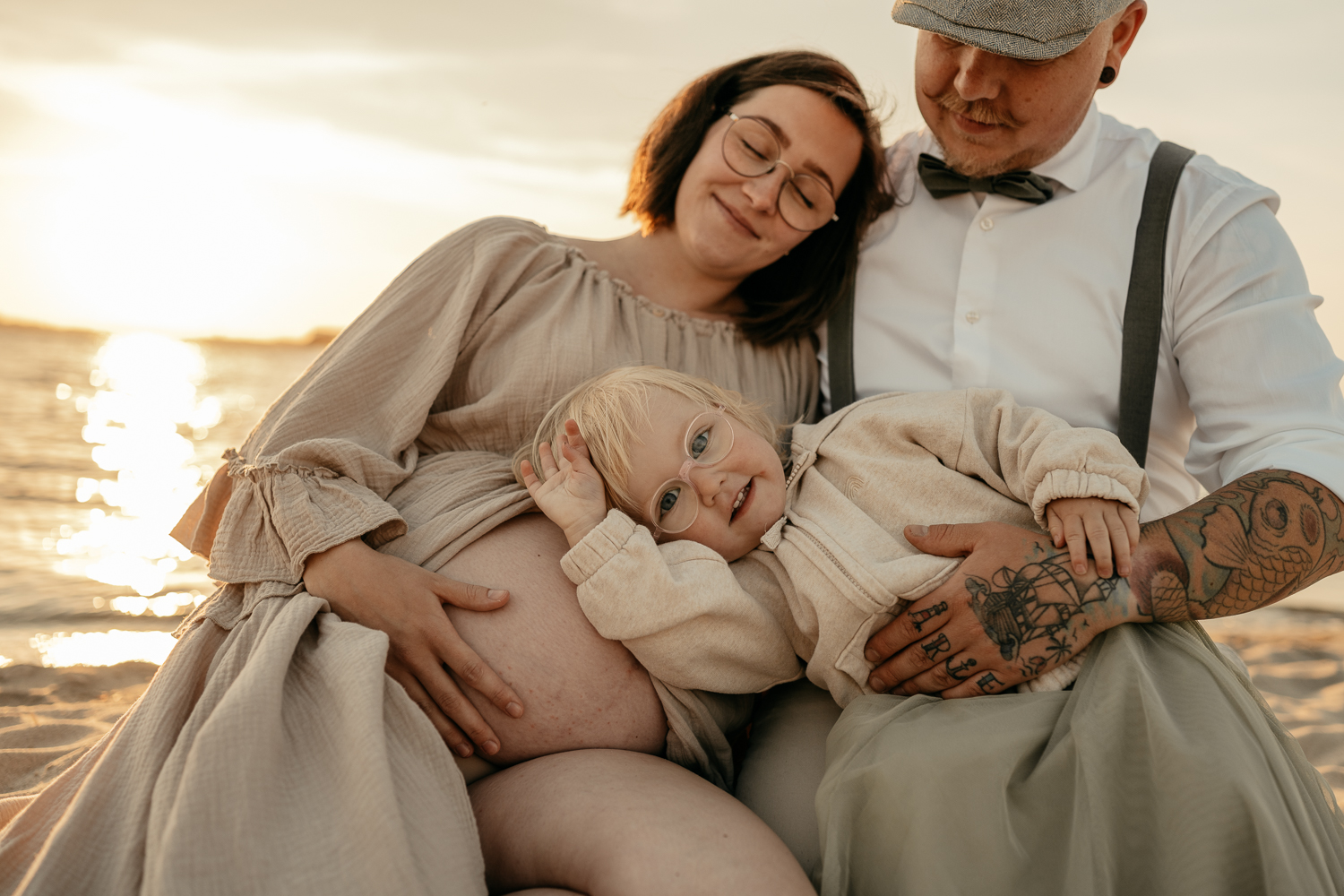 Familienshooting Am Strand Frances Riechert Fotografie